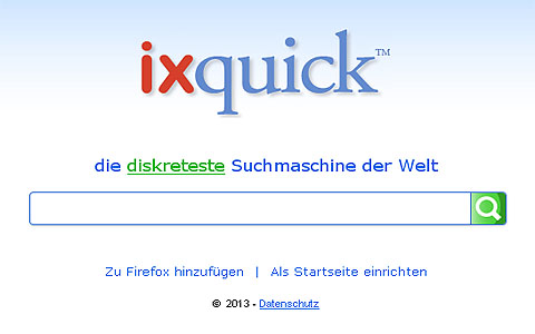 Suchmaschine Ixquick